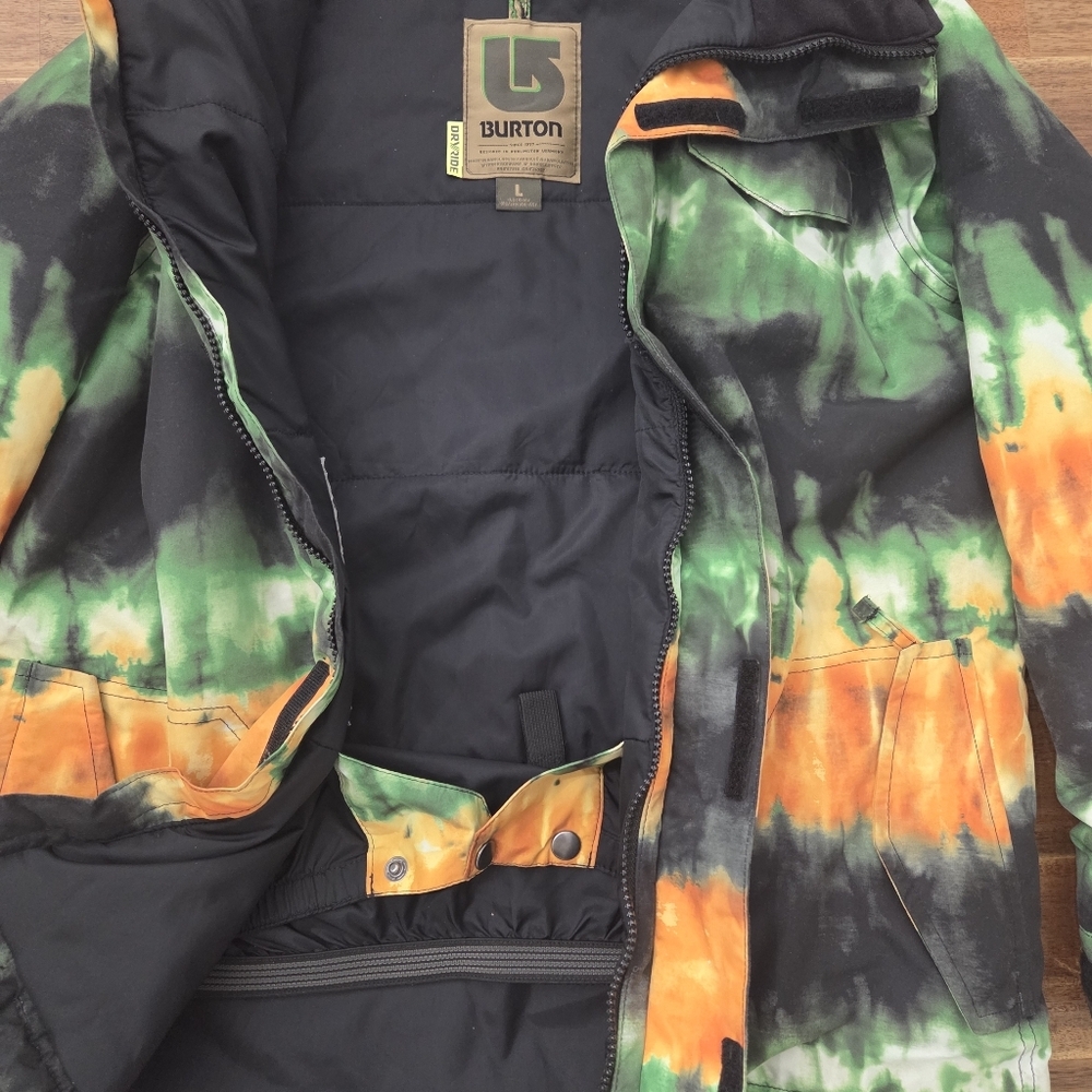 Burton Boys Amped Tie Dye Snowboard Jacket - Picture 8 of 9